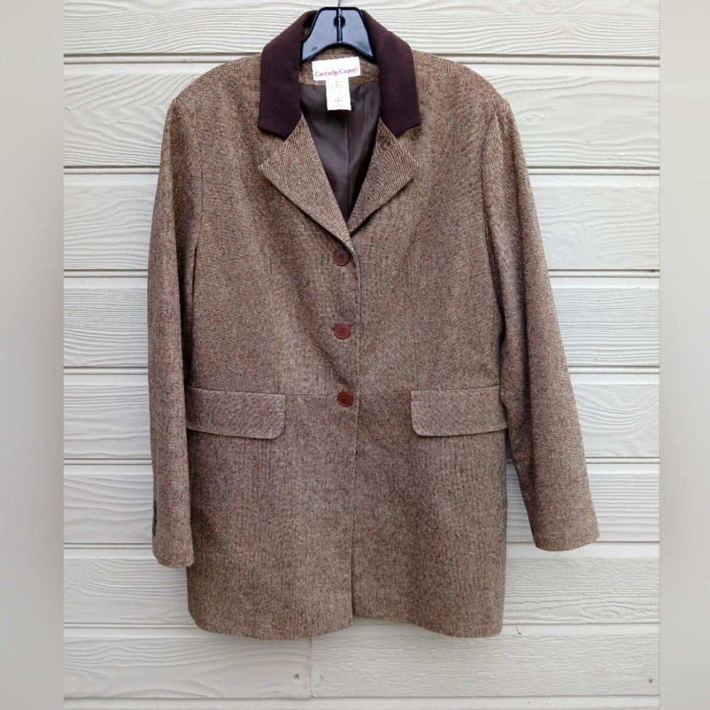 Tweed ,Wool, Patch Elbow Jacket - image 1